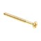 Prime-Line Wood Screw, Flat Head, Phillips Drive No. 6 X 1-1/2in Solid Brass 100PK 9034826 - alternate 1